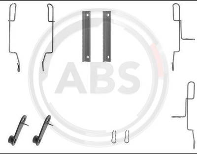 Zubehörsatz, Scheibenbremsbelag ABS 1188Q