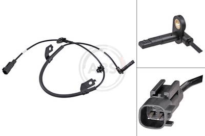 Sensor, Raddrehzahl Vorderachse links ABS 31671