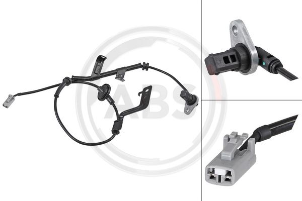 Sensor, Raddrehzahl Vorderachse links ABS 31892