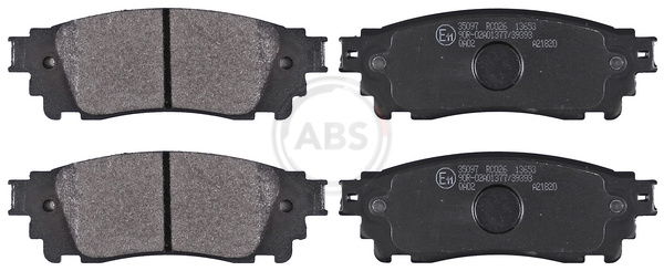 Bremsbelagsatz, Scheibenbremse Hinterachse ABS 35097