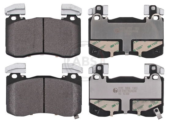 Bremsbelagsatz, Scheibenbremse Vorderachse ABS 35202