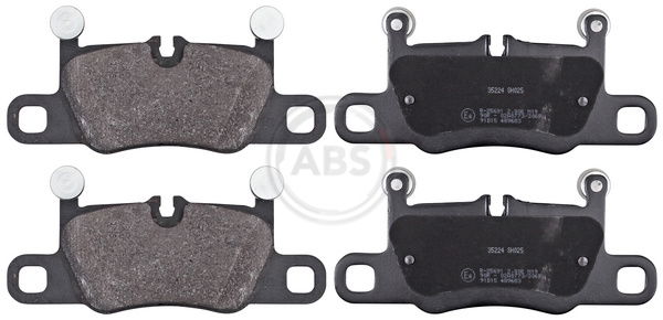 Bremsbelagsatz, Scheibenbremse Hinterachse ABS 35224