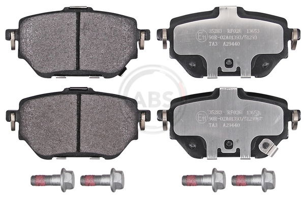 Bremsbelagsatz, Scheibenbremse Hinterachse ABS 35283