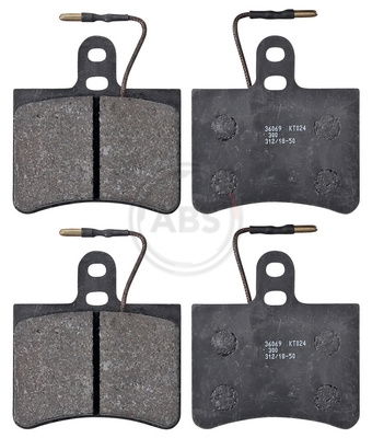 Bremsbelagsatz, Scheibenbremse ABS 36069