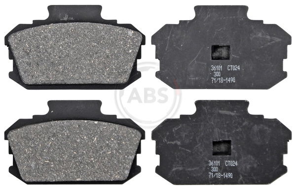 Bremsbelagsatz, Scheibenbremse Vorderachse ABS 36101