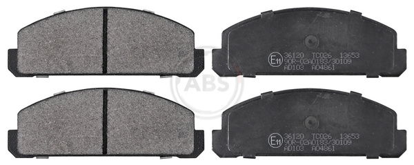 Bremsbelagsatz, Scheibenbremse Vorderachse ABS 36120