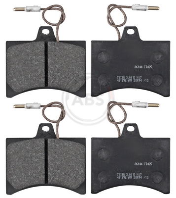 Bremsbelagsatz, Scheibenbremse Vorderachse ABS 36144