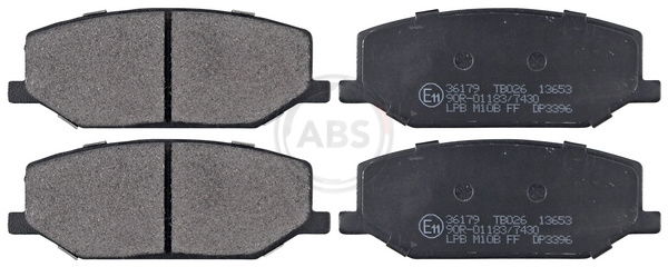 Bremsbelagsatz, Scheibenbremse Vorderachse ABS 36179