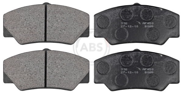 Bremsbelagsatz, Scheibenbremse Vorderachse ABS 36578