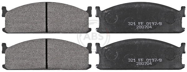 Bremsbelagsatz, Scheibenbremse Vorderachse ABS 36593