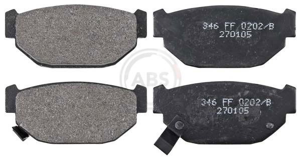 Bremsbelagsatz, Scheibenbremse Hinterachse ABS 36614