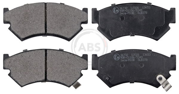 Bremsbelagsatz, Scheibenbremse Vorderachse ABS 36732