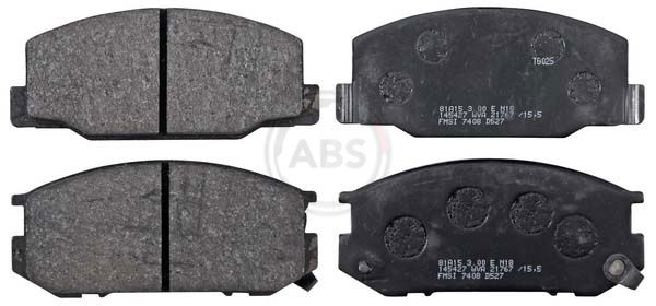 Bremsbelagsatz, Scheibenbremse Vorderachse ABS 36733