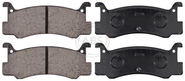 Bremsbelagsatz, Scheibenbremse Hinterachse ABS 36868