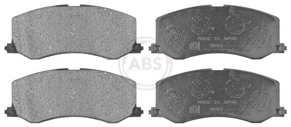 Bremsbelagsatz, Scheibenbremse Vorderachse ABS 37017