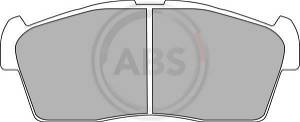 Bremsbelagsatz, Scheibenbremse Vorderachse ABS 37236