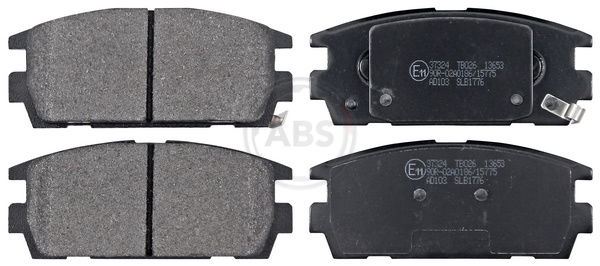 Bremsbelagsatz, Scheibenbremse Hinterachse ABS 37324