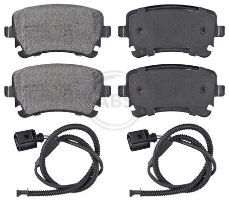 Bremsbelagsatz, Scheibenbremse Hinterachse ABS 37368