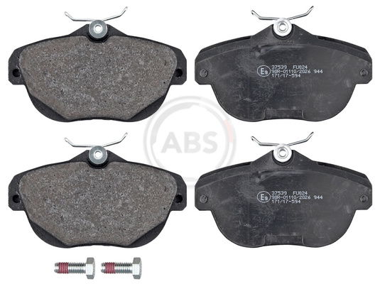 Bremsbelagsatz, Scheibenbremse Hinterachse ABS 37539