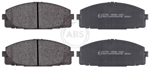 Bremsbelagsatz, Scheibenbremse Vorderachse ABS 37708