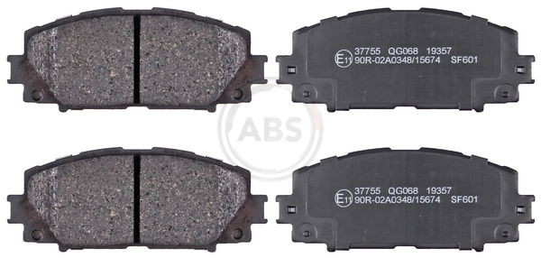 Bremsbelagsatz, Scheibenbremse Vorderachse ABS 37755