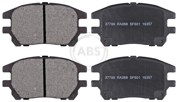 Bremsbelagsatz, Scheibenbremse Vorderachse ABS 37799