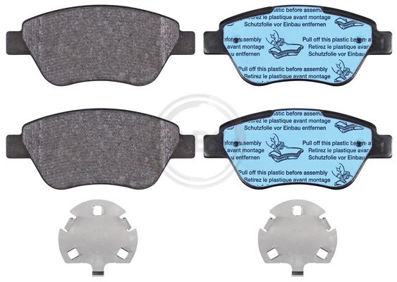Bremsbelagsatz, Scheibenbremse Vorderachse ABS 37817