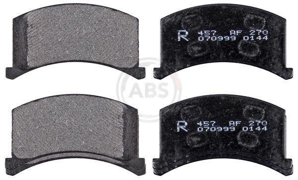 Bremsbelagsatz, Scheibenbremse Vorderachse ABS 37833