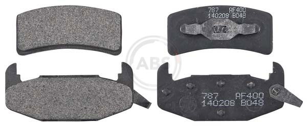 Bremsbelagsatz, Scheibenbremse Hinterachse ABS 38377