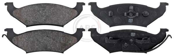 Bremsbelagsatz, Scheibenbremse Hinterachse ABS 38544