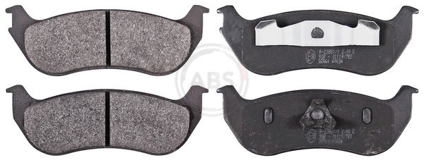 Bremsbelagsatz, Scheibenbremse Hinterachse ABS 38964