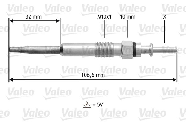 Glühkerze Valeo 345134