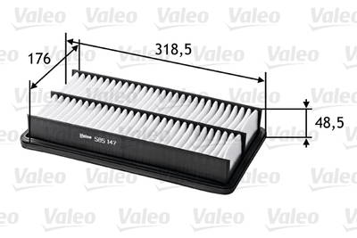 Luftfilter Valeo 585147
