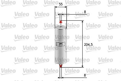 Kraftstofffilter Valeo 587015