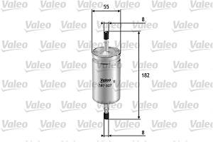 Kraftstofffilter Valeo 587027