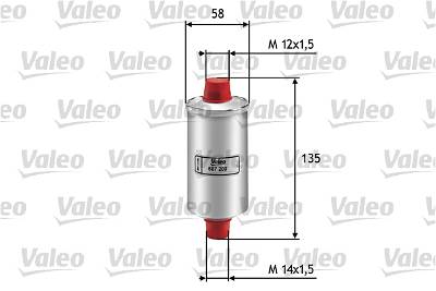 Kraftstofffilter Valeo 587200