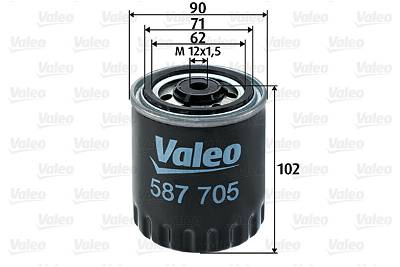 Kraftstofffilter Valeo 587705