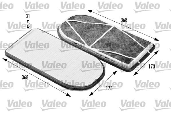 Filter, Innenraumluft Valeo 698470