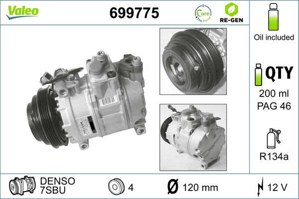 Kompressor, Klimaanlage Valeo 699775