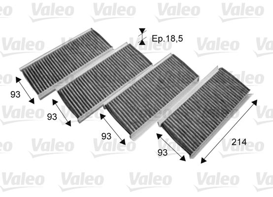 Filter, Innenraumluft Valeo 715712