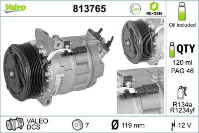 Kompressor, Klimaanlage Valeo 813765