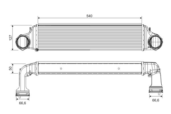 Ladeluftkühler Valeo 818715