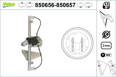 Fensterheber vorne rechts Valeo 850657