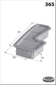 Luftfilter Mecafilter ELP9066