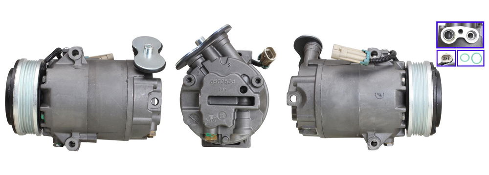 Kompressor, Klimaanlage Elstock 51-0066