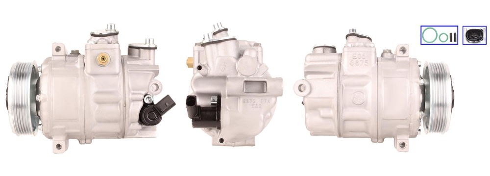 Kompressor, Klimaanlage Elstock 51-0123