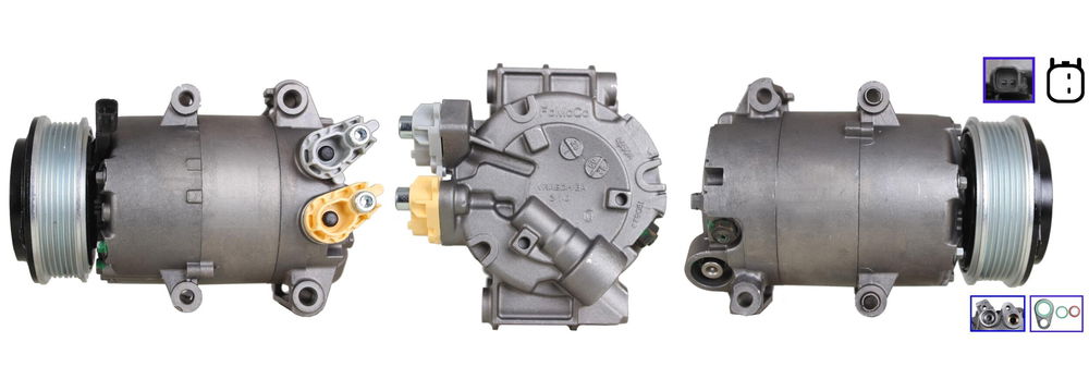 Kompressor, Klimaanlage Elstock 51-0900