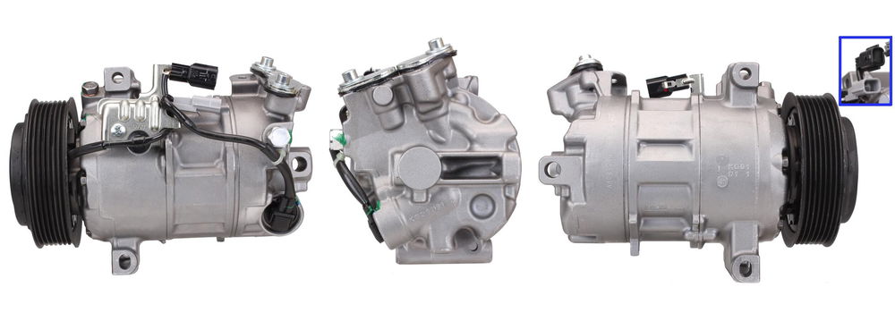 Kompressor, Klimaanlage Elstock 51-0963