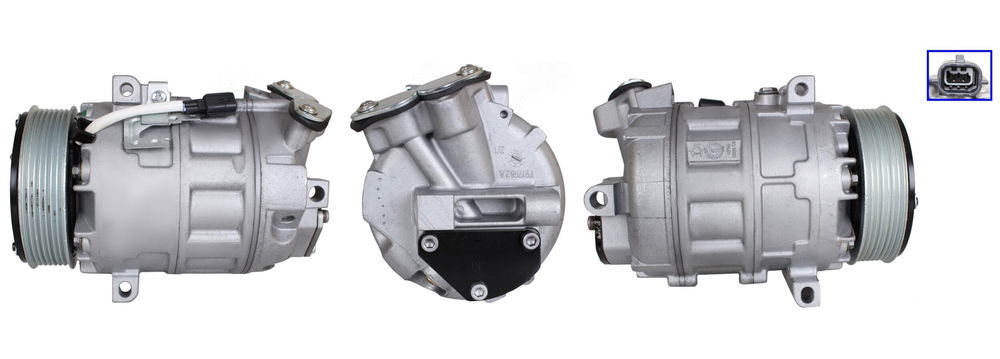 Kompressor, Klimaanlage Elstock 51-1063