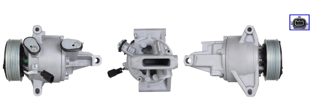 Elstock Kompressor, Klimaanlage  51-1142